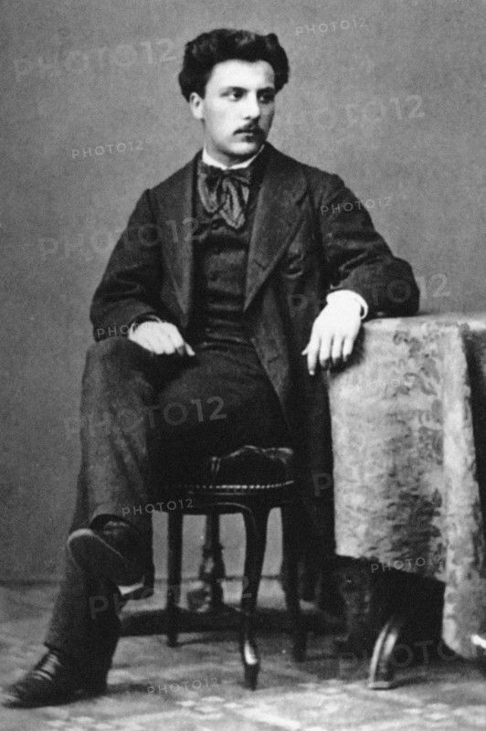 Portrait of composer Gabriel Fauré (1845-1924), c.1867. Creator: Unknown photographer.