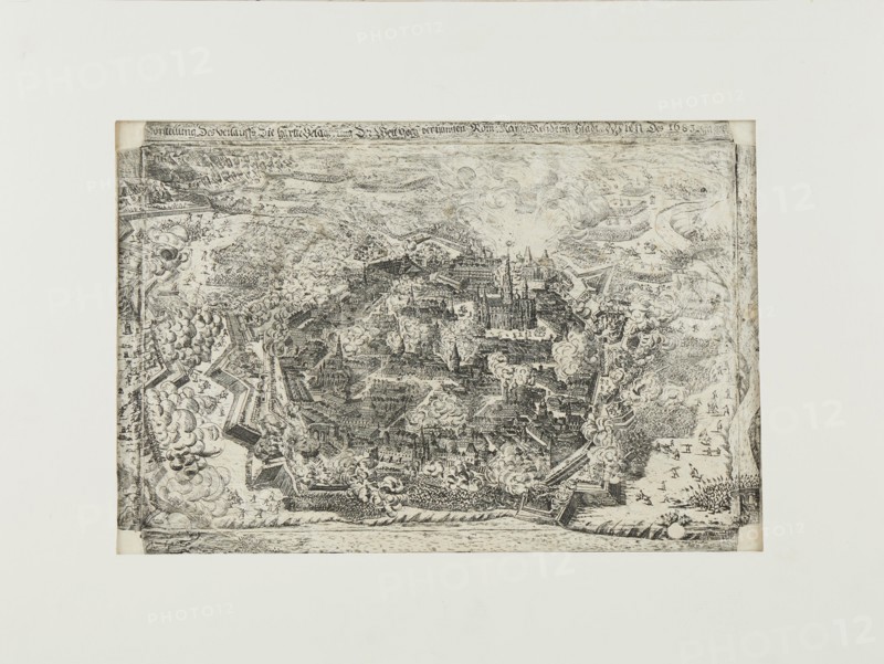 The siege of Vienna in 1683, c.1860. Creator: Unknown artist.
