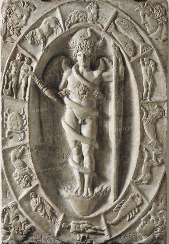 Phanes, the Orphic deity, Second quarter of the 2nd century. Creator: Klassische Antike Kunst.
