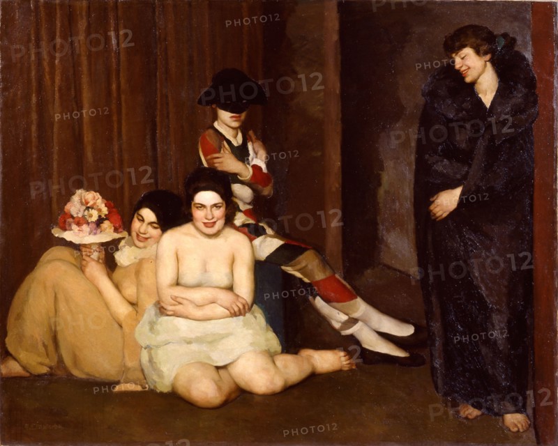 Maschere, 1922. Creator: Malerba, Gian Emilio (1880-1926).