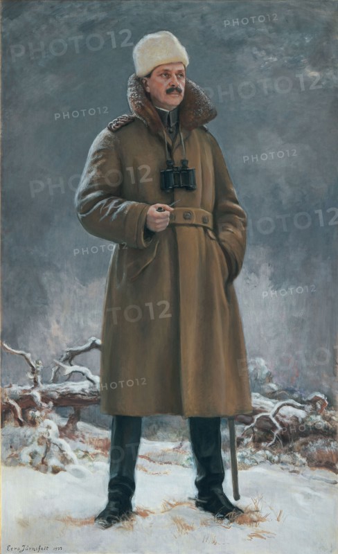 Portrait of Carl Gustaf Emil Mannerheim (1867-1951), 1933. Creator: Järnefelt, Eero (1863-1937).