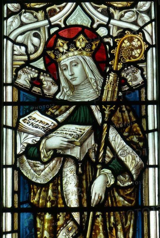 Saint Ethelburga. Creator: Unknown Master.