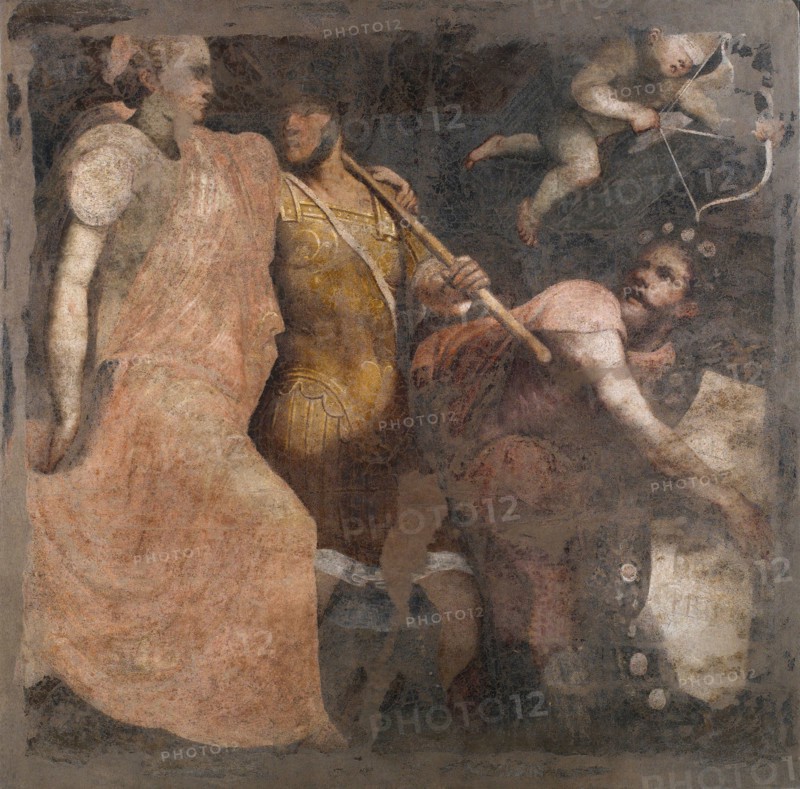The generosity of Scipio Africanus, c.1557. Creator: Gambara, Lattanzio (around 1530-1574).