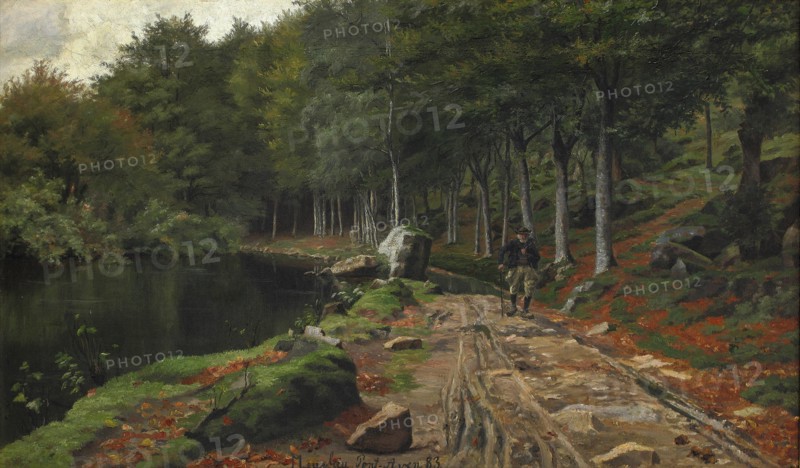 The Bois d'Amour in Pont-Aven, 1883. Creator: Luplau, Marie (1848-1925).