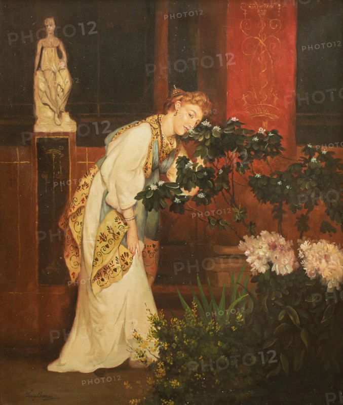 Figura pompeiana. Creator: Bazzani, Luigi (1836-1927).