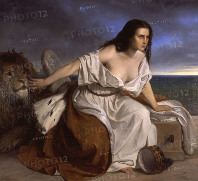 Venezia che spera (Allegory of Venice hoping for unification with Italy), 1861. Creator: Appiani, Andrea, il Giovane (1817-1865).