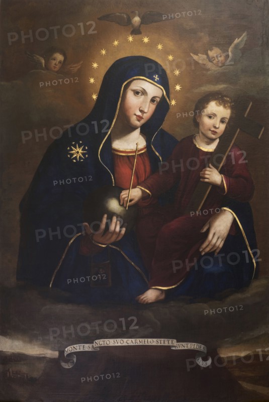 Our Lady of Mount Carmel, c.1635-1640. Creator: Bricci, Plautilla (1616-1705).