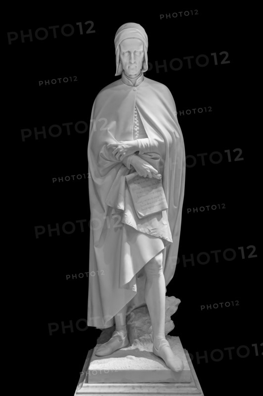 Dante Alighieri (1265-1321), 1872. Creator: Vela, Vincenzo (1820-1891).