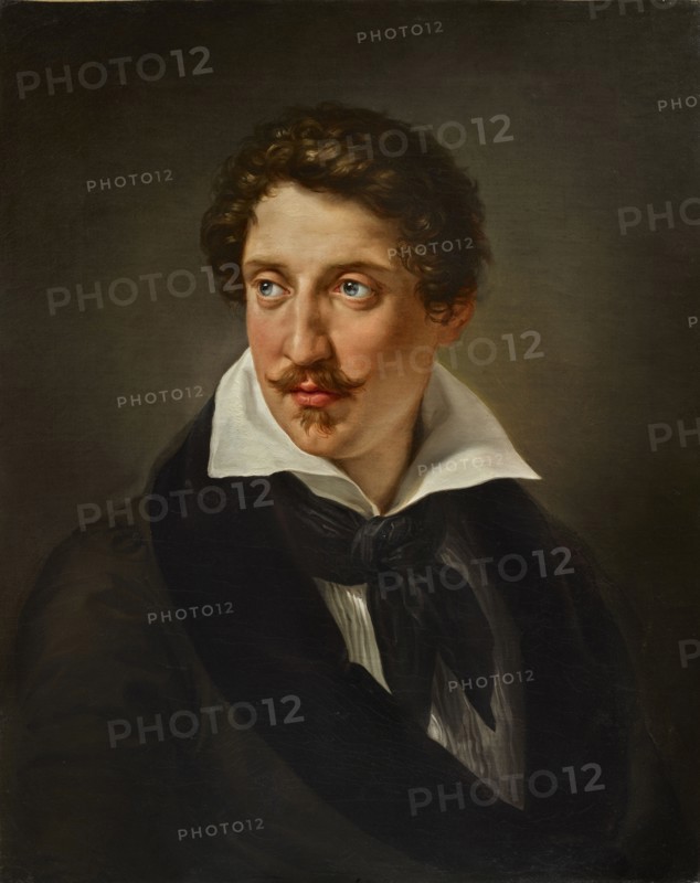 Portrait of Count Francesco Borgia (1794-1861), before 1825. Creator: Hayez, Francesco (1791-1882).