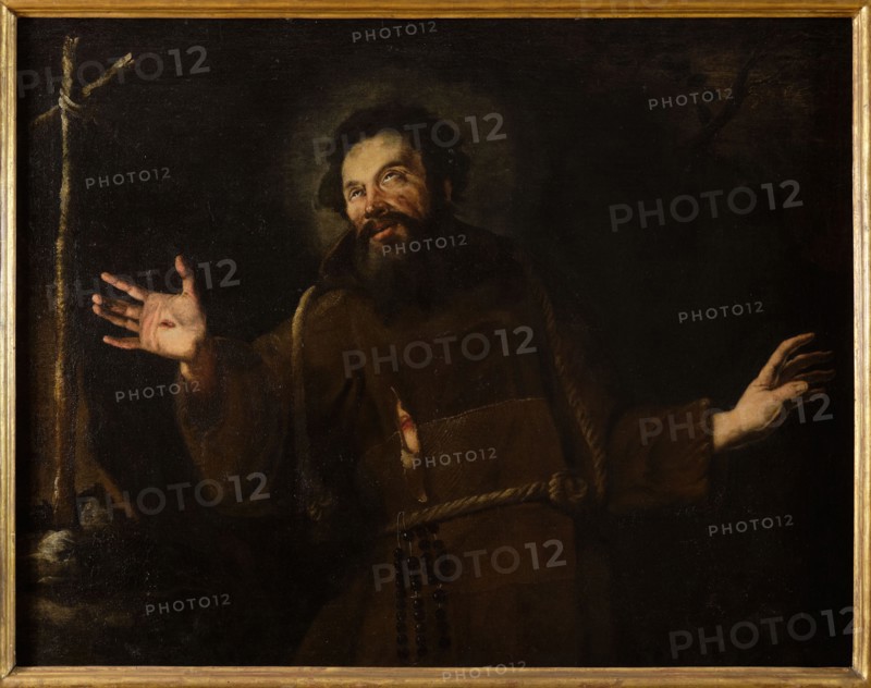 Saint Francis of Assisi in prayer, Second half of the 16th century. Creator: Strozzi, Bernardo (1581-1644).