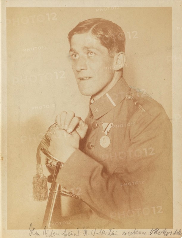 Oskar Kokoschka as Lieutenant, 1916. Creator: Unknown photographer.