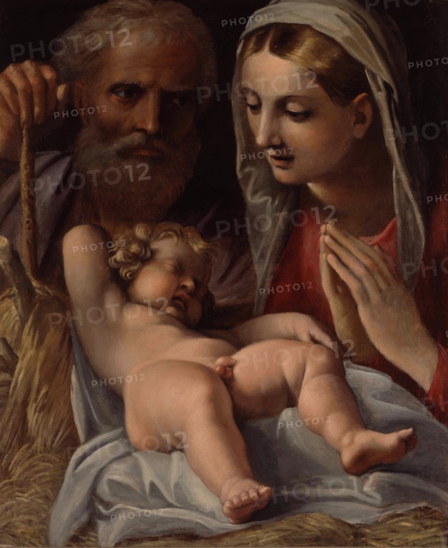 The Holy Family, c.1598. Creator: Carracci, Annibale (1560-1609).