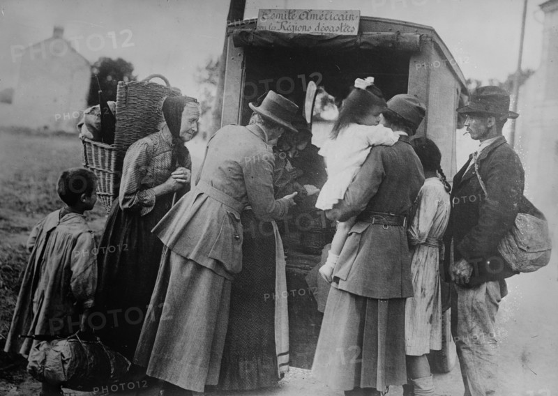 Caring for Refugees, between 1919 and 1924. Creator: Bain News Service.