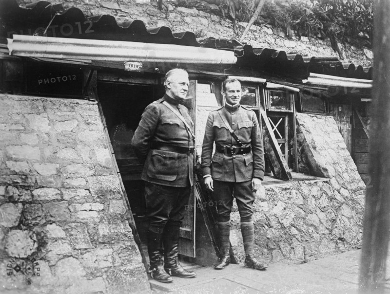 Brig. Gen. Frank E. Bamford & Col. D.K. Major, 25 Oct 1918. Creator: Bain News Service.