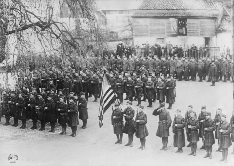 Roosevelt Service, France, 8 Jan 1919. Creator: Bain News Service.