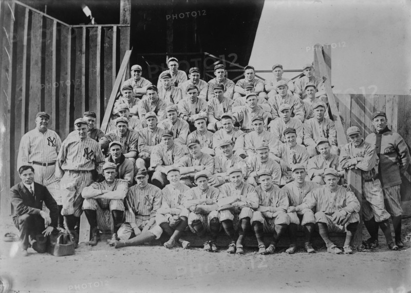 New York AL team photo (baseball)], 1916. Creator: Bain News Service.