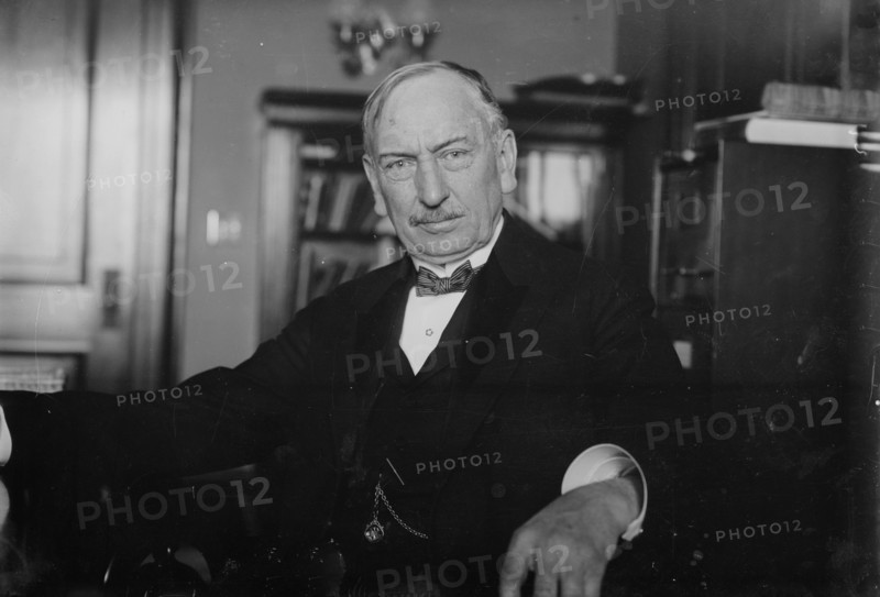Senator Burton in study, 1910. Creator: Bain News Service.