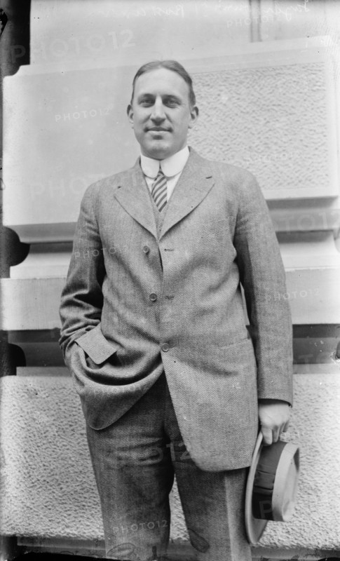 John I. Taylor holding hat, 1914. Creator: Bain News Service.