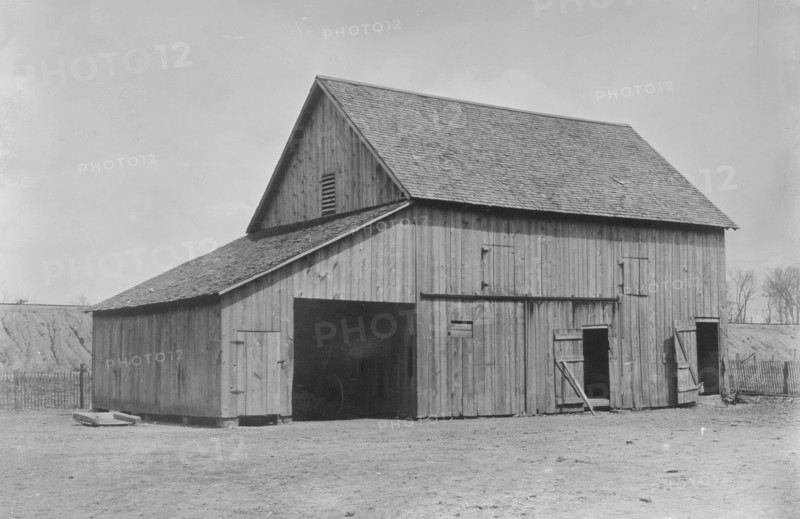 Jones Barn where dynamite was found, 1910. Creator: Bain News Service.
