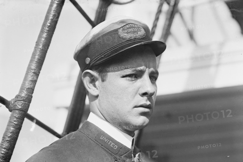 H. Benson - Wireless operator on Merida, between c1910 and c1915. Creator: Bain News Service.