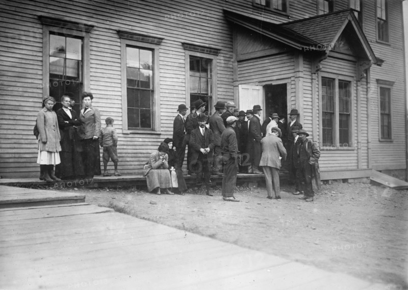 School house, Austin, Pa. Used as refuge., between c1910 and c1915. Creator: Bain News Service.