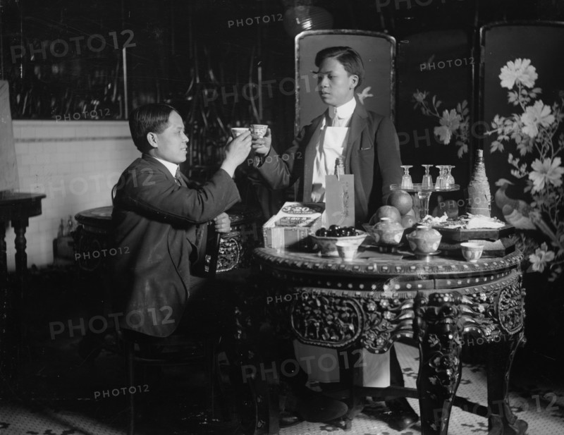 New Years Greeting, Chinatown 1912, 1912. Creator: Bain News Service.