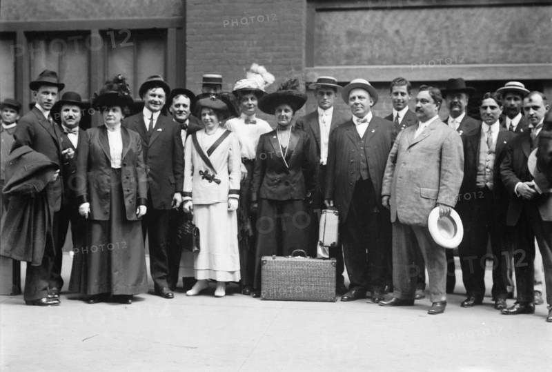Delegates to Bull Moose Convention, Syracuse, 1912. Creator: Bain News Service.