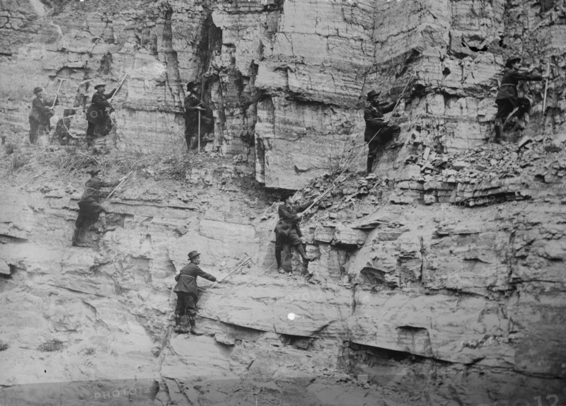 Swiss guides on Canadian Pacific Rd., between c1910 and c1915. Creator: Bain News Service.