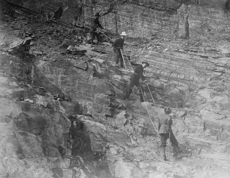 Swiss guides on Canadian Pacific Rd., between c1910 and c1915. Creator: Bain News Service.