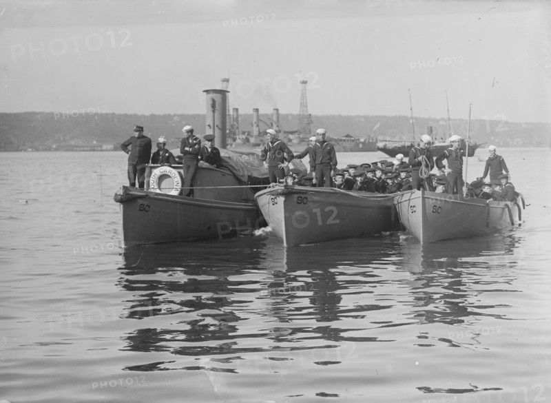 Sailors on shore leave from SOUTH CAROLINA, between c1910 and c1915. Creator: Bain News Service.