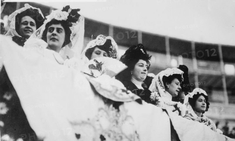 Mexican Society women at bullfight, between c1910 and c1915. Creator: Bain News Service.