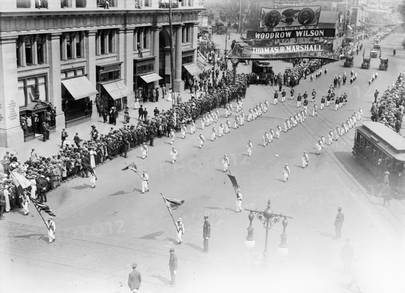 Olympic parade, 1912. Creator: Bain News Service.