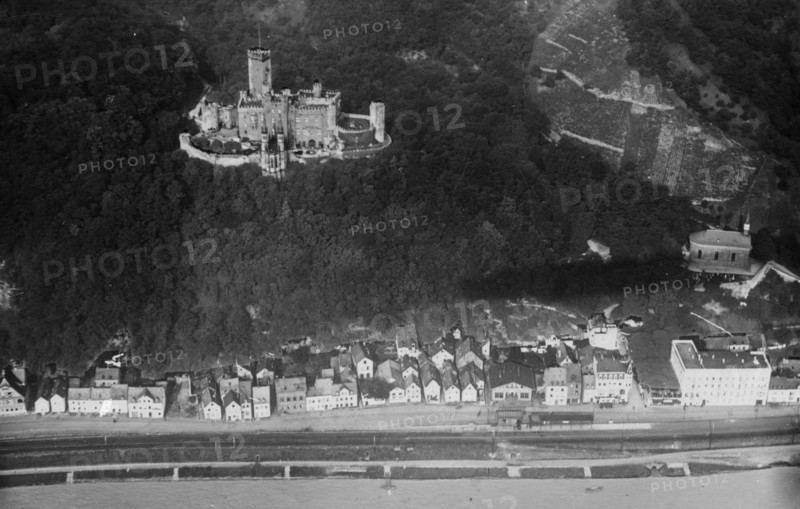 Near Baden Baden from airship, between c1910 and c1915. Creator: Bain News Service.