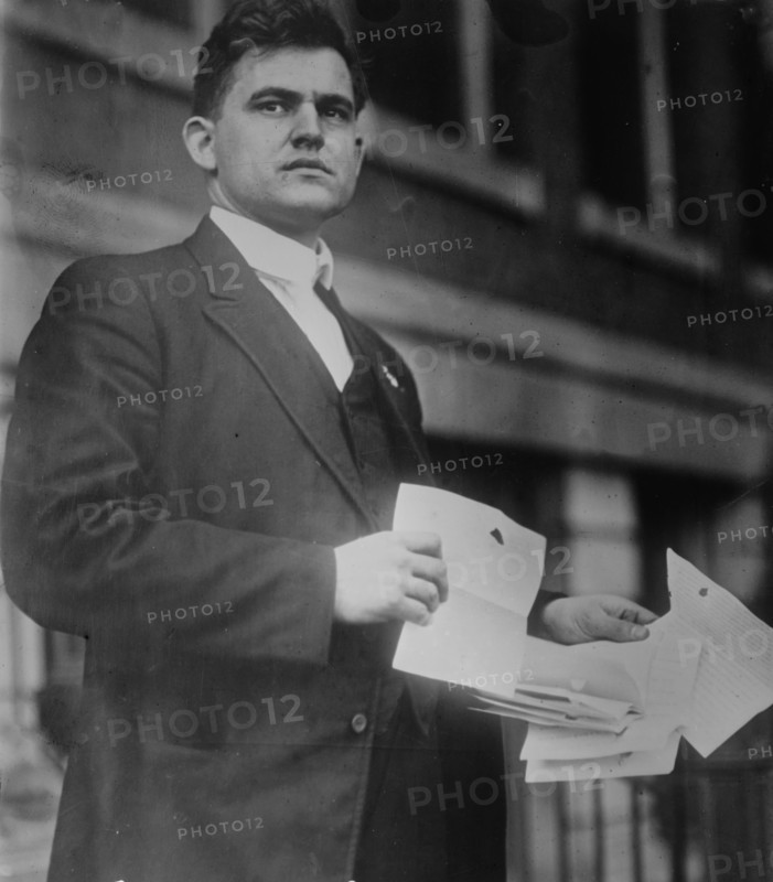 Elbert Martin and bullet-pierced speech, 1912. Creator: Bain News Service.