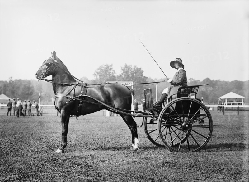Alix Dolan & "Pride of Jersey", 1913. Creator: Bain News Service.