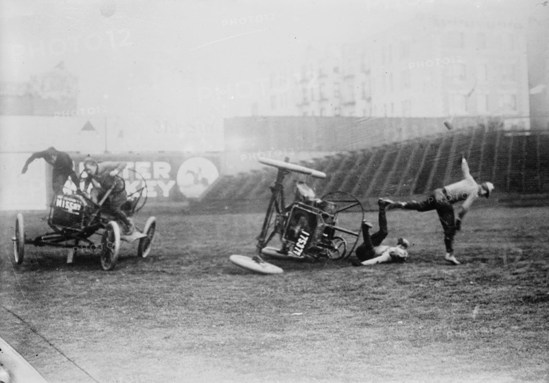 Auto polo, between c1910 and c1915. Creator: Bain News Service.