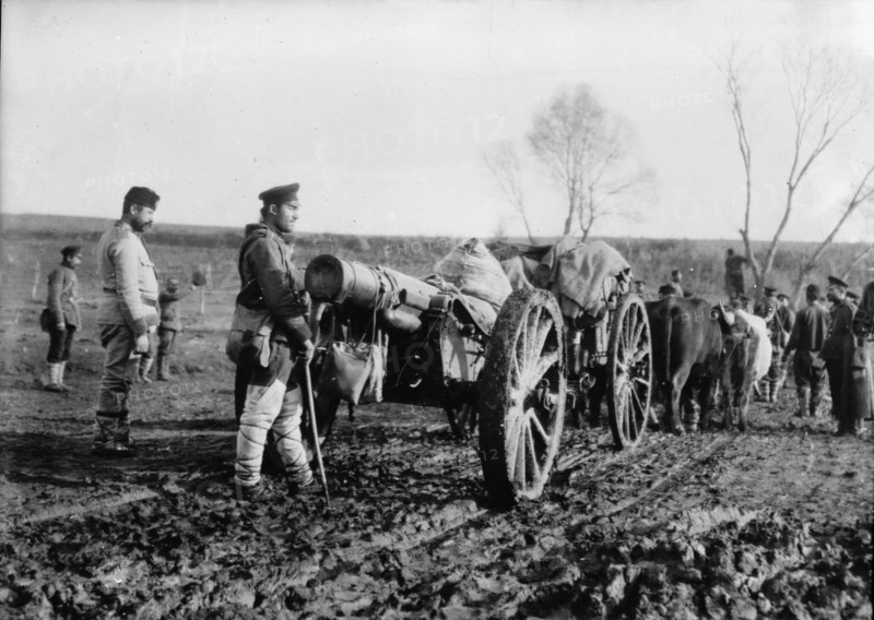 Taking Big Bulgar Guns to Tchataldja #12, between c1910 and c1915. Creator: Bain News Service.