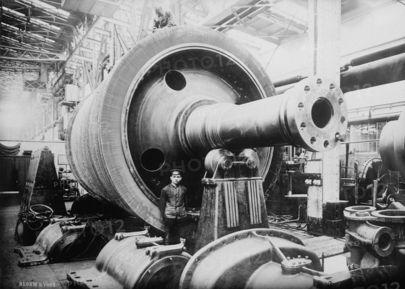 Section of Turbine for VATERLAND, between c1910 and c1915. Creator: Bain News Service.