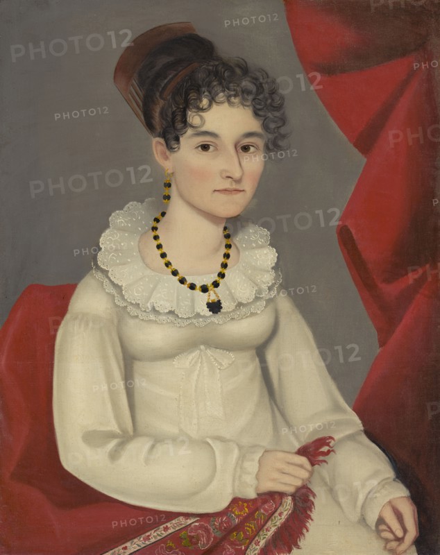 Portrait Of Catharine Couenhoven Clark, c1819-20. Creator: Ammi Phillips.