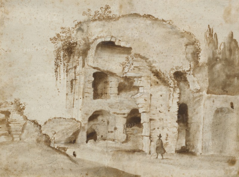A Ruin On The Palatine Hill, 1630-35. Creator: Claude Lorrain.