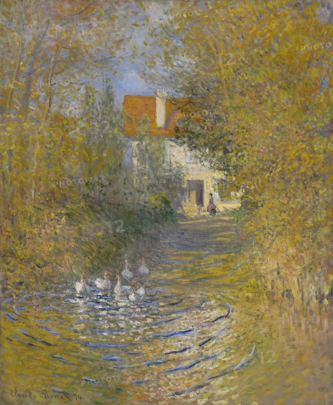 The Geese, 1874. Creator: Claude Monet.