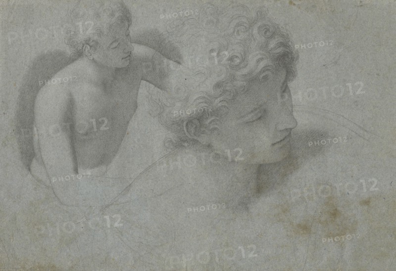 Two Studies Of A Youth, c1600-10. Creator: Cristofano Roncalli.