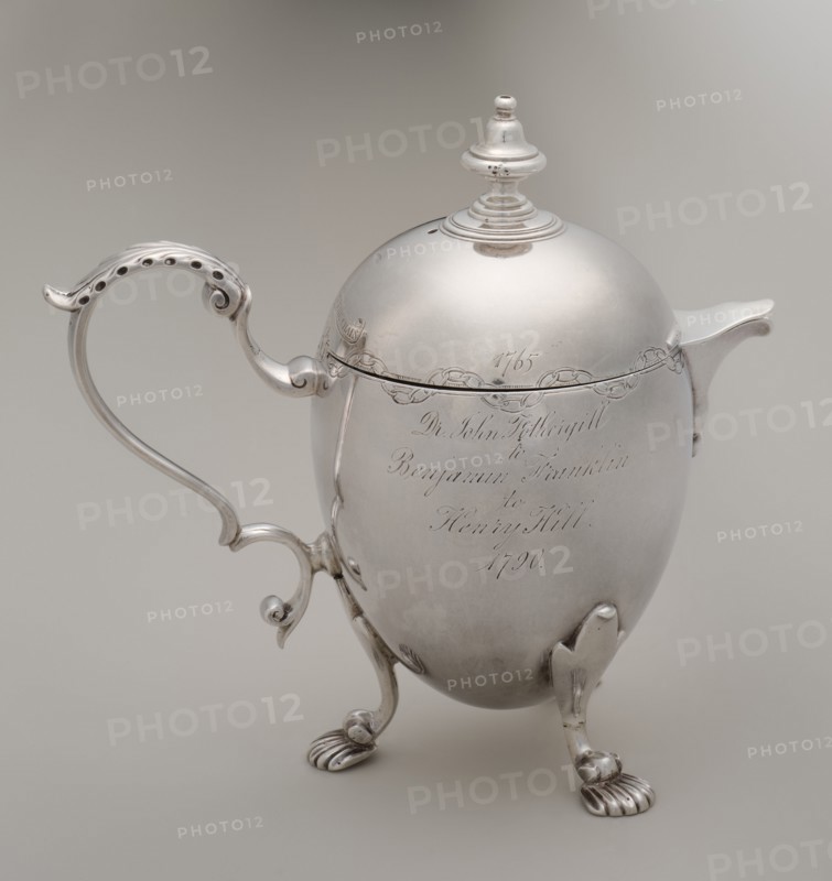 Milk Jug (Pot À Lait Forme Grecque) With Portrait Of Joan Of Arc (C. 1412- 1431), 1812. Creator: Daniel Smith and Robert Sharp.