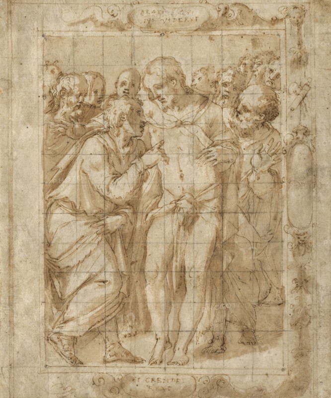 The Incredulity Of Saint Thomas, c1569. Creator: Giorgio Vasari.