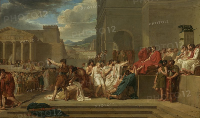 Brutus Condemning His Sons To Death, 1788. Creator: Guillaume Lethiere.