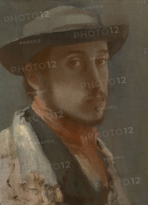 Self-Portrait, 1899. Creator: Edgar Degas.