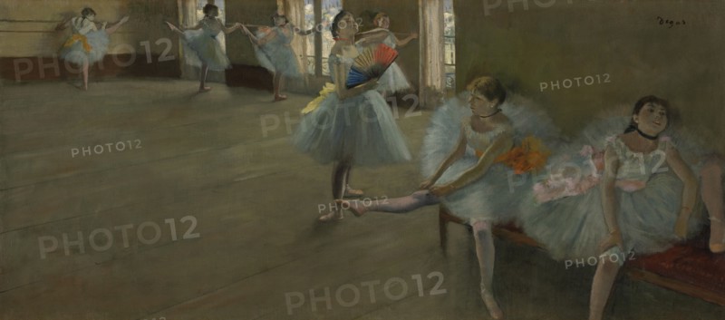 Dancers In The Classroom, c1880. Creator: Edgar Degas.