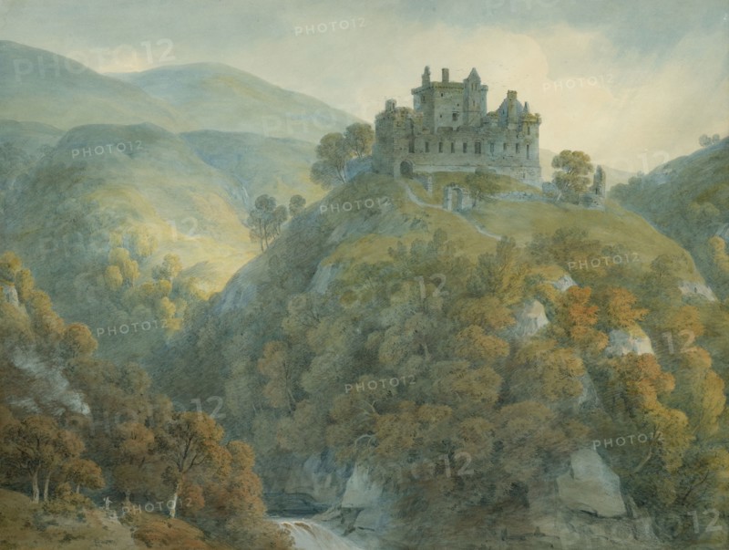 Castle Campbell, Clackmannanshire, 1813. Creator: Hugh William Williams.