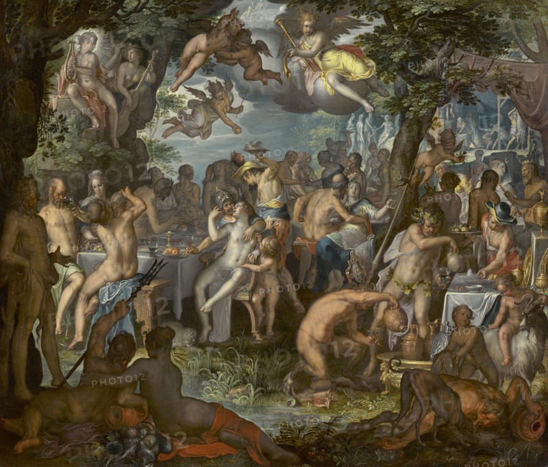 The Wedding Of Peleus And Thetis, 1612. Creator: Joachim Anthonisz Wtewael.
