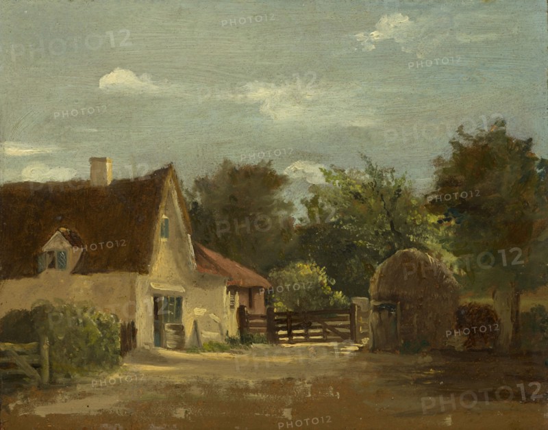 Cottage, c1850. Creator: Lionel Constable.